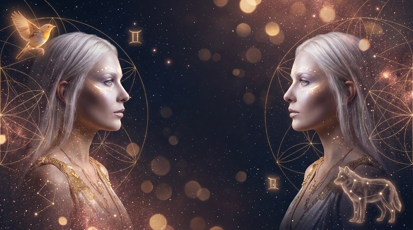 Artwork for angel number 1212, guided by the Twins